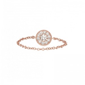 Chain ring rose Gold and...