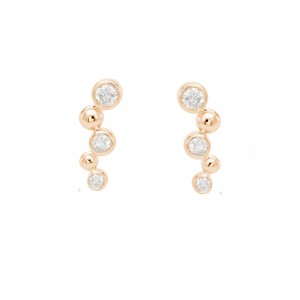 Earrings rose Gold and...