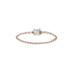 Chain Ring rose Gold and...