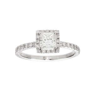 Engagement ring white Gold...