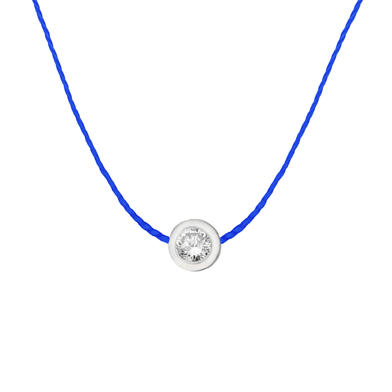 Collier fil de coule porte-bonheur ou autres couleurs et