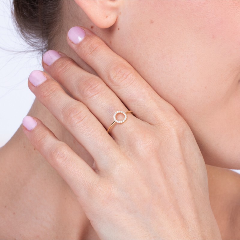 Bague femme cercle online