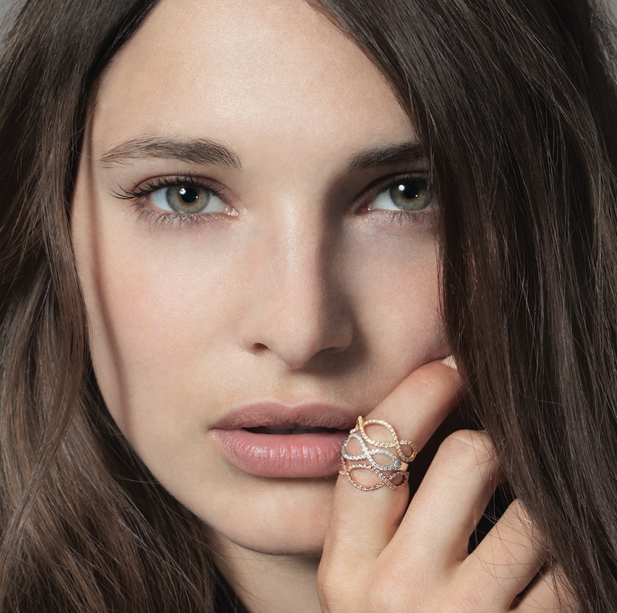 Ring gold and diamonds - INFINI - Vanessa Tugendhaft