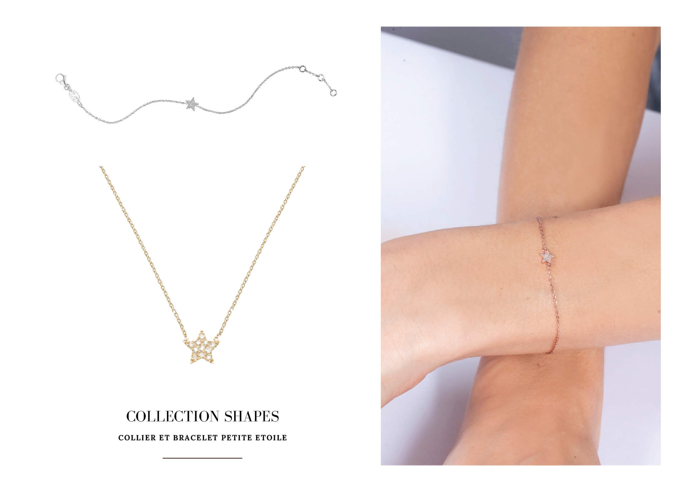 Ce bracelet étoile en diamants et argent tendance à superposer ou à accumuler est prisé par les stars et célébrités. Ce bijou de joaillerie fine pour femme fabriqué en France est le cadeau d'anniversaire, d'amour ou d'amitié idéal.