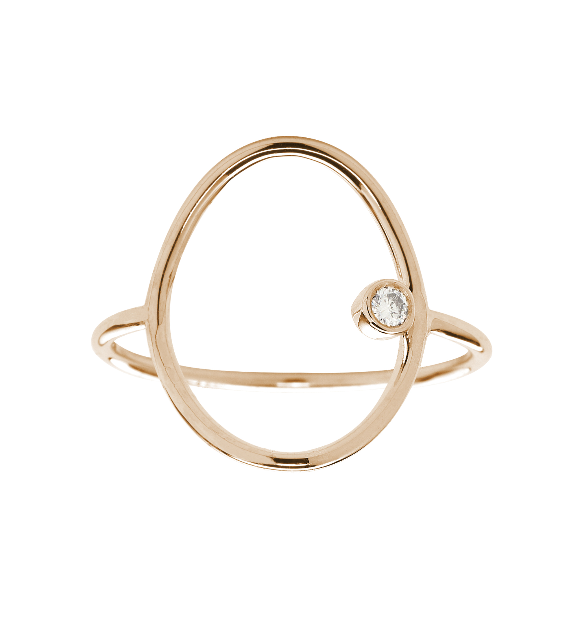 Bague Or blanc et Diamant ESSENTIELLE