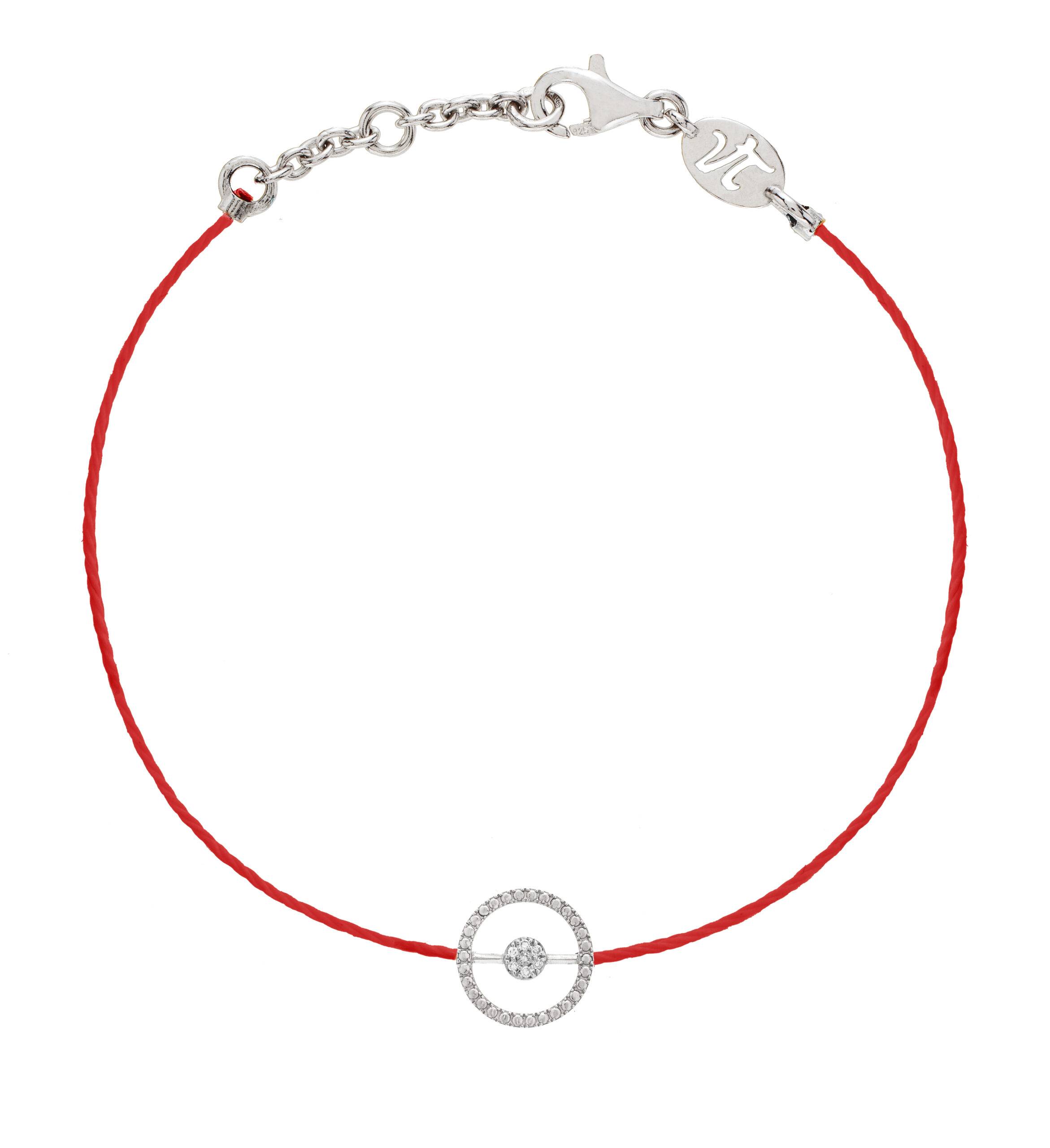 Bracelet circus illusion on thread