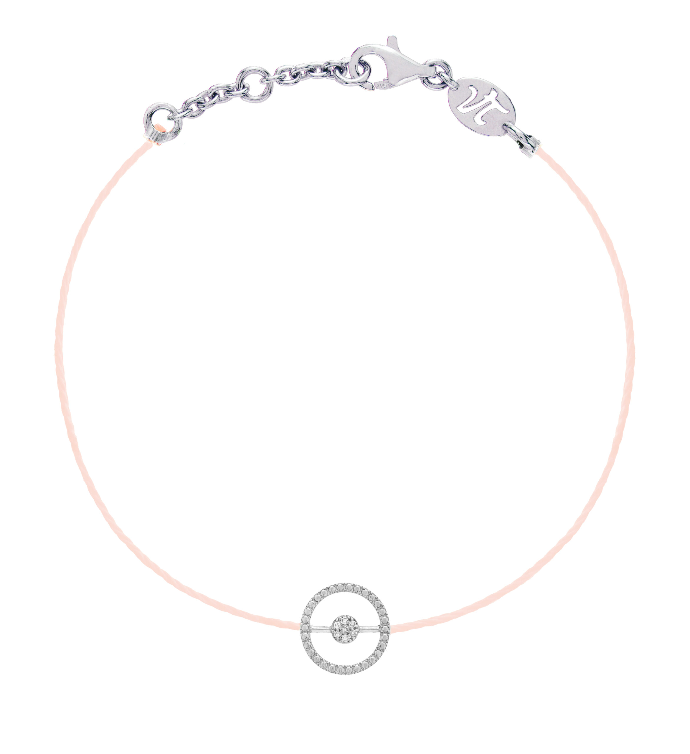 Bracelet En Argent 925 Plaqué Or 24k - Motif Cercles Anneaux - Neuf Avec étiquettes - Fabriqué En France