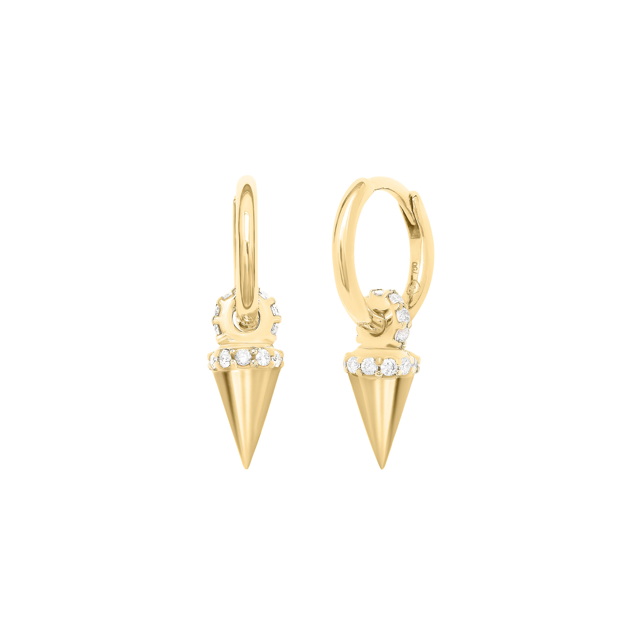 Boucles D’oreilles Pendantes Luxe – Plaqué Or Rose, Zircon – Dormeuses – Cadeau